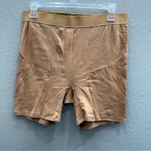 Skims Size 2X Shapewear Shorts New Tan Cotton